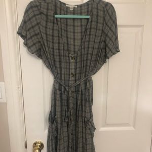 Plaid A-Line dress